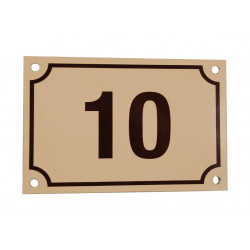 Panneau et plaques d'informations numéro de maison | WP Signalisation