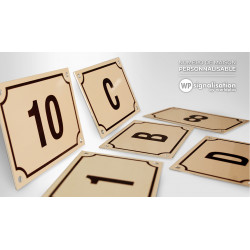 Panneau et plaques d'informations numéro de maison personnalisable | Personnalisation du panneau de rue