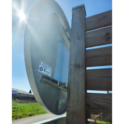 Dos du panneau d'interdiction B19 personnalisable l Panneau B19 personnalisé | WP Signalisation