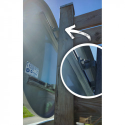 Collier Rectangulaire pour panneaux de signalisation routier | WPSignalisation