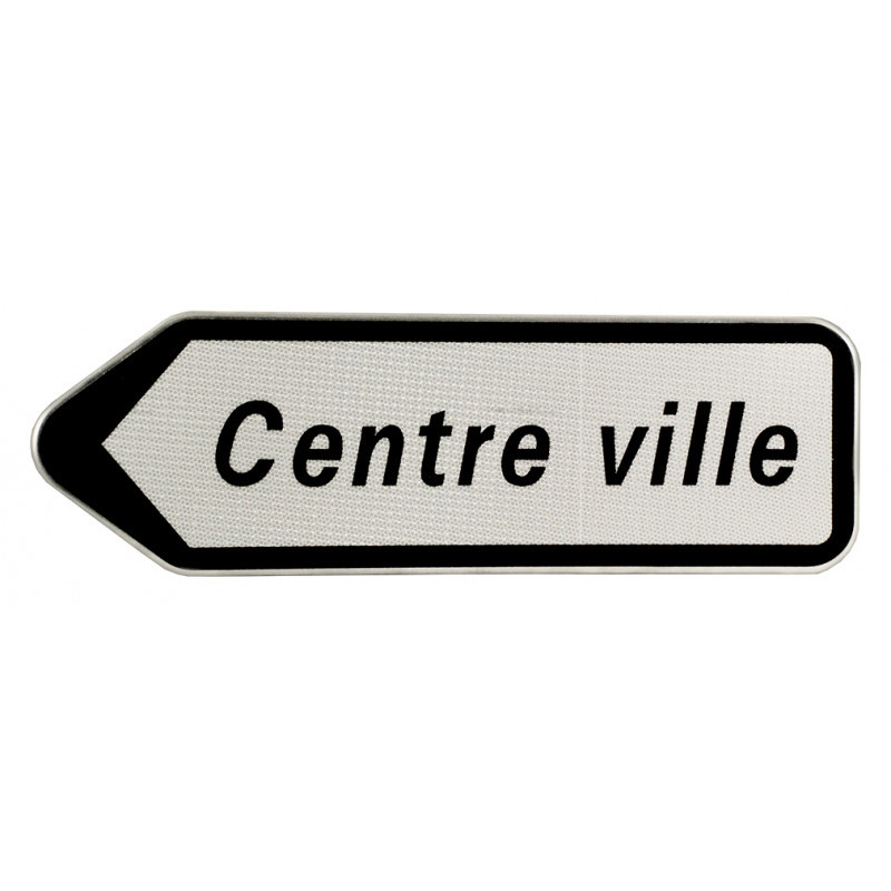 Panneau directionnel de position ne comportant pas d'indication de distance D21 pour D21b1 | WP Signalisation