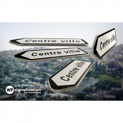 Panneau directionnel de position ne comportant pas d'indication de distance D21b1 | WP Signalisation