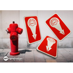 Panneau point d’eau incendie PEI| Panneau de sécurité citerne incendie | WP Signalisation pour pompier, feu et incendie