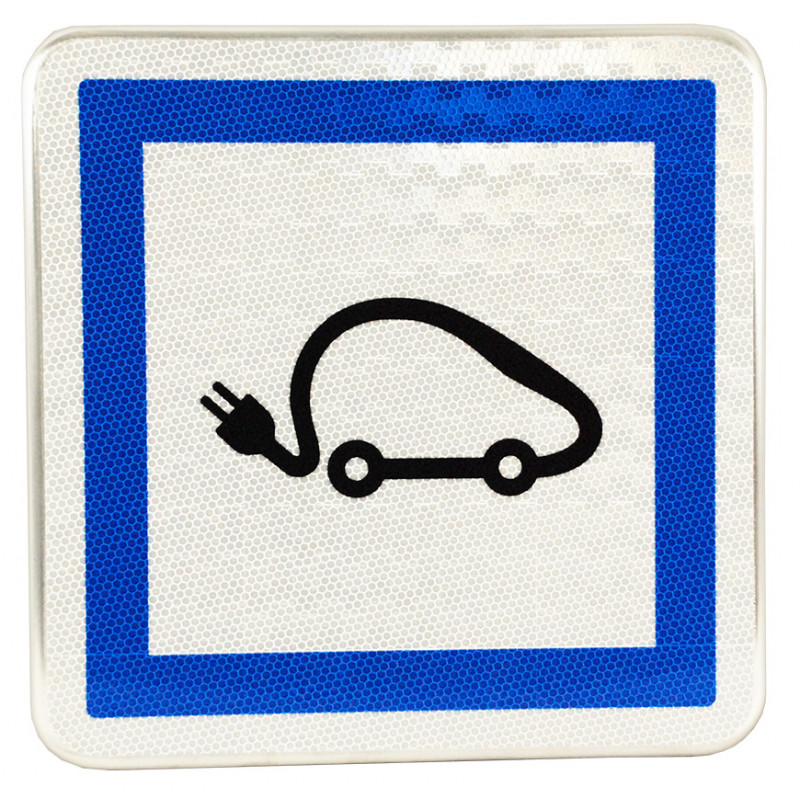 Panneau services poste de recharge de véhicules électriques CE15i | WPSignalisation