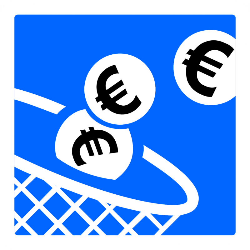 Panneau indication paiement automatique par pièces de monnaie C64c1