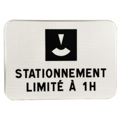 Panonceau durée maximum du stationnement M6c1 |  Autre modèle M6C pour stationnement limité | WP Signalisation