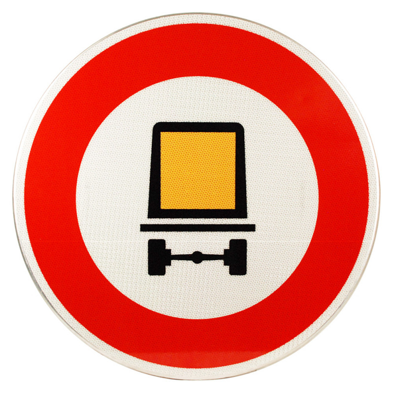 Panneau d'interdiction matières dangereuses B18C | WP Signalisation | Panneau B18C pour marchandises