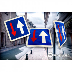 Panneau de signalisation C18 - Priorité à la circulation I Declinaison du panneau C18 - WP Signalisation