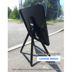 Panneau indication temporaire impasse CK13 | Panneau CK13 avec trépied gamme Innov par WPSignalisation