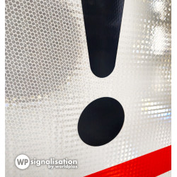 Panneau de danger autres dangers A14  | Panneau A14 danger avec film prismatique classe 2 | WPSignalisation