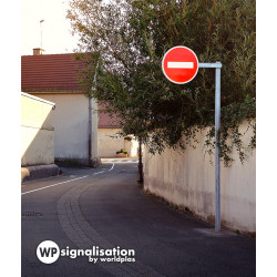 Panneau sens interdit - Panneau B1 I WP Signalisation | Interdiction d'emprunter la voie
