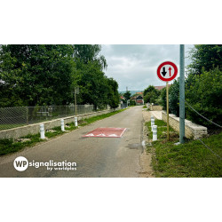 Panneau B15 I Panneau sens inverse | Cédez le passage à la circulation avec coussin berlinois