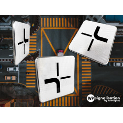 Panonceau schéma M7 pour intersections et priorités complexes | WP Signalisation