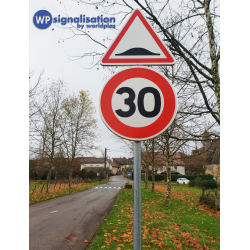 Panneau de danger A2B Ralentisseur de type dos-d'âne I WP Signalisation