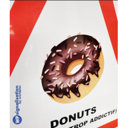 Panneau personnalisé donut - zoom l WP Signalisation