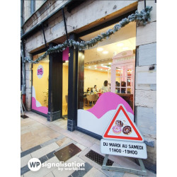 Panneau personnalisé donut l WP Signalisation