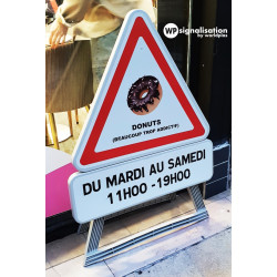 Panneau personnalisé donut l WP Signalisation