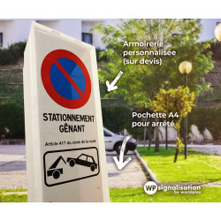 Balise anti stationnement, pour un balisage temporaire conforme aux réglementations I WP Signalisation