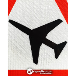 Panneau de danger traversée d'une aire de danger aérien | Panneau A23 l WP Signalisation