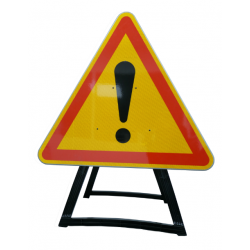 Panneau de danger temporaire AK14 pictogramme I WP Signalisation