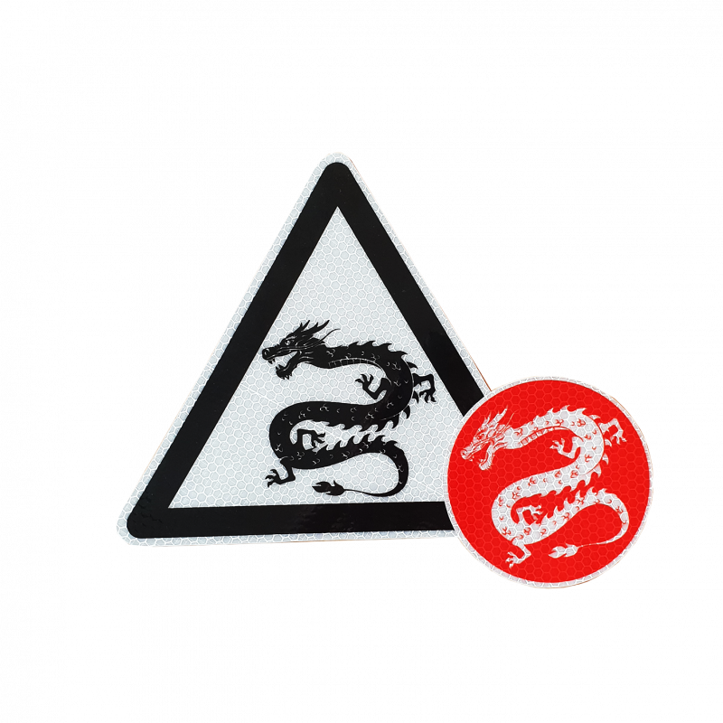 Panneau personnalisé Dragon l WP Signalisation