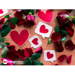Panneaux personnalisés Saint Valentin l WP Signalisation