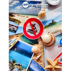 Panneaux Personnalisés "Interdit de Surfer" l WP Signalisation