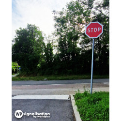 Panneau de signalisation STOP priorité AB4 I Panneau STOP pour signalisation routière par  WP Signalisation