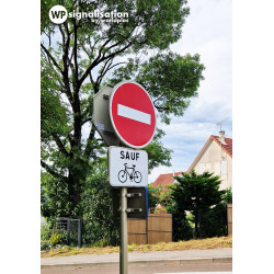 Panneau sens interdit - Panneau B1 I WP Signalisation | Interdiction d'emprunter la voie