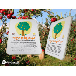 Panneau Personnalisé Verger Pédagogique l WP Signalisation