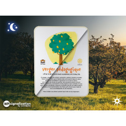 Panneau Personnalisé Verger Pédagogique l WP Signalisation