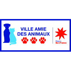 Panneau Label Ville Amie des Animaux l WP Signalisation