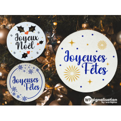 Panneaux personnalisés pour Noël l WP Signalisation