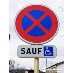 Panneau de stationnement B6D - Arrêt et stationnement interdits l WP Signalisation