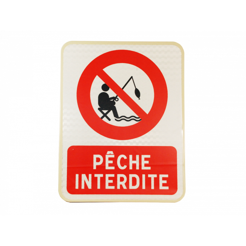 Panneau Pêche Interdite l WP Signalisation