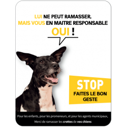 Panneau personnalisé chien l WP Signalisation