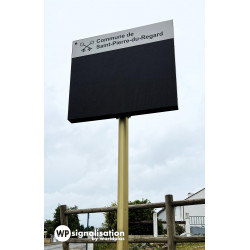 Afficheur digital LEDS | Affichage de message personnalisé par la mairie l WP Signalisation