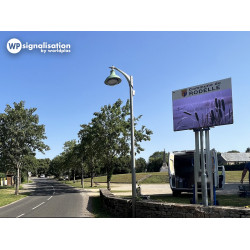Afficheur digital LEDS | Affichage de message personnalisé par la mairie l WP Signalisation