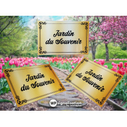 Panneau Personnalisé pour Jardins l WP Signalisation