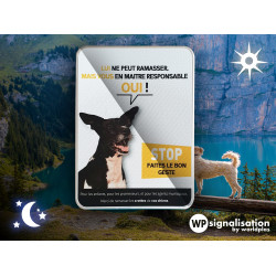 Panneau personnalisé chien l WP Signalisation