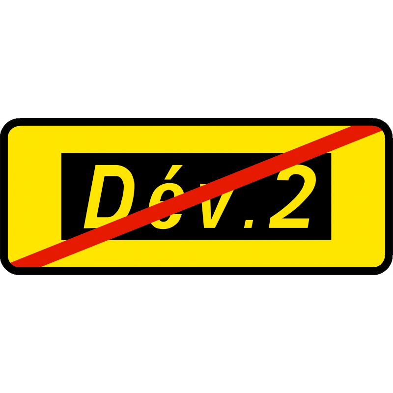 Paneau voierie temporaire confirmation de déviation KD69a