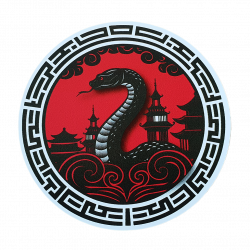 Panneau personnalisé nouvel an chinois - serpent l WP Signalisation