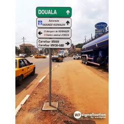 Panneau directionnel de présignalisation courante des carrefours D43b l WP Signalisation