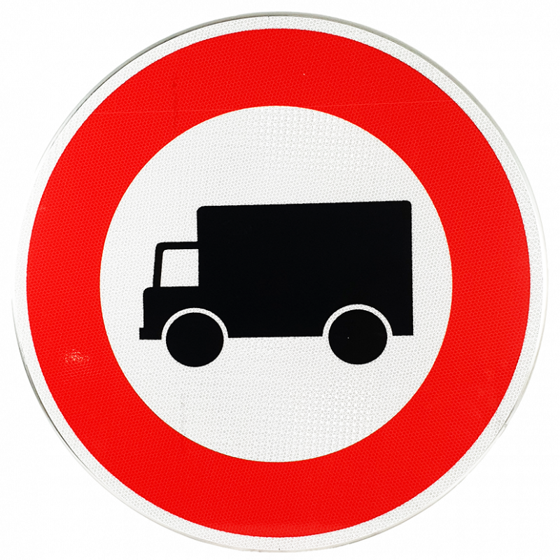 Panneau B8 - Accès interdit aux véhicules de transport de marchandises I WPS