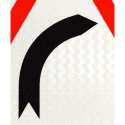 Panneau de danger virage à droite A1A |  A1A | WP Signalisation