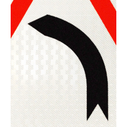 Panneau de danger Virage à gauche A1B l WP Signalisation