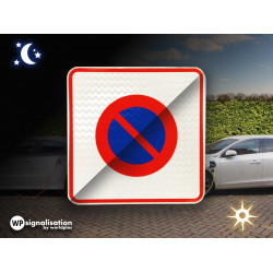 Panneau stationnement entrée d'une zone à stationnement interdit | Panneau B6b1 l WP Signalisation