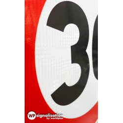 Panneau de signalisation B14 50km en ville et campagne I Panneau vitesse par WP Signalisation | Made in France