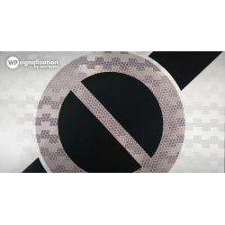 Panneau stationnement sortie zone stationnement durée limitée avec contrôle par disque B50C l WP Signalisation