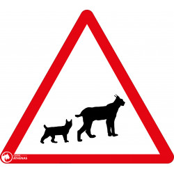 Panneau de danger “traversée de lynx” l WP Signalisation
